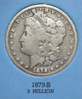 1879-S CIRCULATED. MORGAN SILVER DOLLAR $1 SILVER COIN
