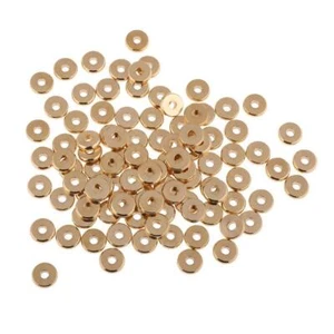 100pcs Solid Brass Beads - Picture 1 of 7