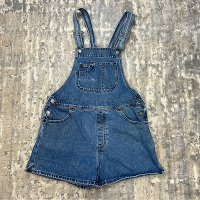 Vintage Y2K Levi’s Denim Shortalls Bib Overalls Large - Image 1 of 4