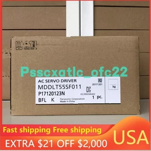 US Free TAX Panasonic MDDLT55SF011 AC Servo Driver New In Box Expedited Ship 1PC - Picture 1 of 7
