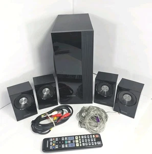Samsung 5.1 Surround Sound System PS-CW0 Subwoofer w/4 Speakers & Remote Works - Picture 1 of 15