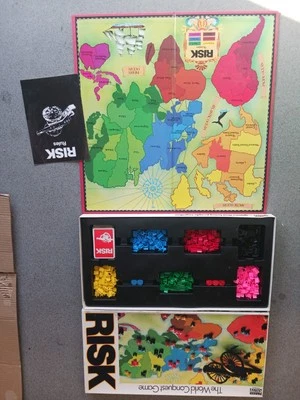 Risk The World Conquest Board Game By Parker Vintage 1992 tonka  - Image 1 of 4