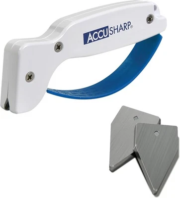 Knife & Tool Sharpener & Replacement Blades Bundle, Compact & Easy to Use,... - Image 1 of 4
