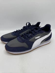 Puma St Miler Schnürschuhe Herren Größe 10,5 Blau, Weiß Sneaker Freizeitschuhe 400803 - Bild 1 von 12