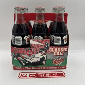 1995 Orioles Cal Ripken Jr Record Breaking Year - Coca Cola 6 Pack Bottles - Picture 1 of 5