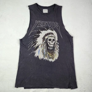 Kanye West Yeezus Tour Merchandise Indian Skelton Concert Skull Tank Top Shirt M - Bild 1 von 9