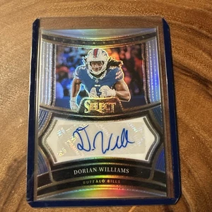 2024 Panini Select Football Signatures Silver Prizm Dorian Williams 92/399 - Picture 1 of 2