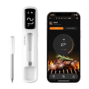 INKBIRD Mini Wireless Meat Thermometer INT-11I-B Bluetooth 5.4 BBQ Food Probe... - Picture 1 of 12