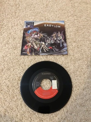 Babylon By Faster Pussycat 45 LP Vinyl Record RARE! Rock L.A. Guns Ratt Poison Foto 1 de 2
