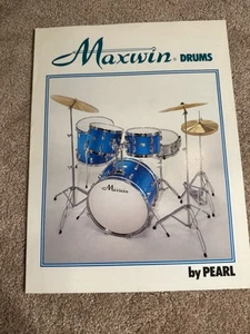 Ad of Pearl Maxwin Drum Kit Catalog Hard To Find - Picture 1 of 3