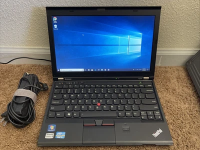 Lenovo Thinkpad X230 Laptop 12.5" Core i5-3210M 4gb 120gb SSD Win 10 Working - Image 1 of 4