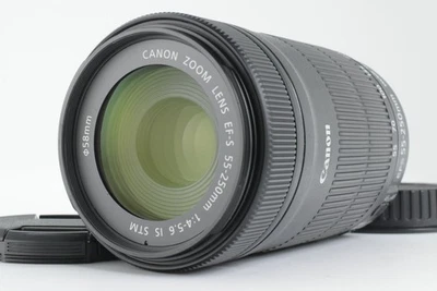 [No extra costs!] Canon EF-S 55-250mm f4-5.6 IS STM Lens From JAPAN Near Mint - Image 1 of 4