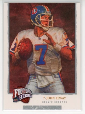 2008 Upper Deck Heroes #231 John Elway Denver Broncos - Image 1 of 2