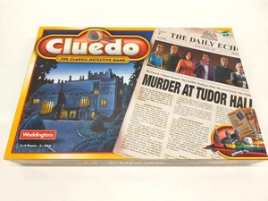 Waddingtons Cluedo Murder At Tudor Hall The Classic Detective Board Game Vintage - Picture 1 of 14