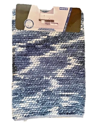 WENKO Bad Teppich Matte Bad Vorleger Dusche Urdu 60 x 90 cm Bad WC Accessoires - Bild 1 von 3