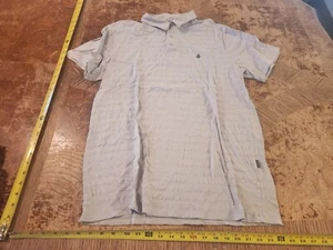 Volcom Mens Shirt Size Large Gray Fit Button Down Short Sleeve #S4 - Picture 1 of 3
