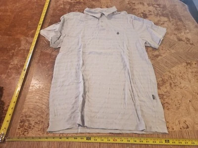 Volcom Mens Shirt Size Large Gray Fit Button Down Short Sleeve #S4 - Image 1 of 3