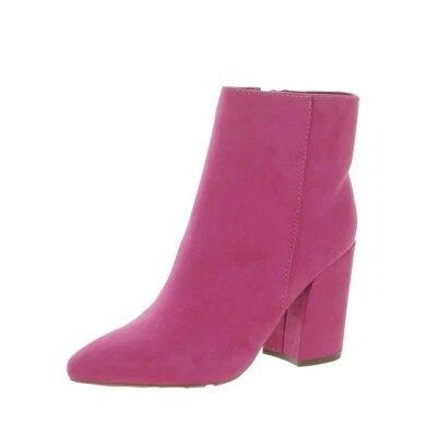 Botines Sugar para mujer 10 M rosa fucsia punta cremallera nuevos en caja IR7 Foto 1 de 4