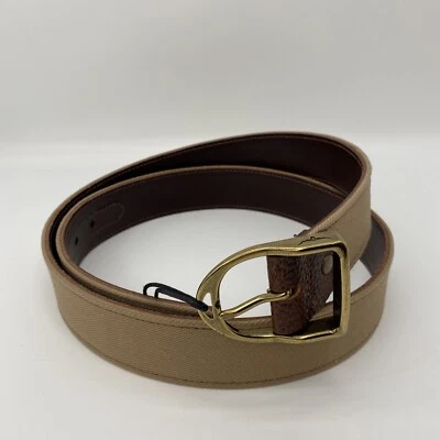 RM Williams Belt Mens Size 32 Canvas And Leather Frankfield - image 1 of 4