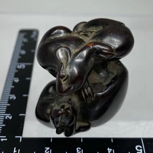 Japanese antique/Edo, Mouse/netsuke precision carving hanging item/ - Picture 1 of 9