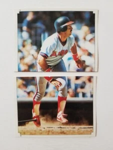 FRED LYNN 1984 TOPPS ALBUM BASEBALL STICKER #5 & 6 CALIFORNIA ANGELS - Picture 1 of 2