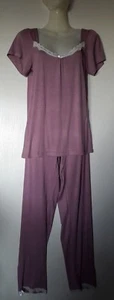 O'MOI ENSEMBLE PYJAMA HAUT+ PANTALON EN VISCOSE FR40/42, EU38/40, US M LILAS - Imagen 1 de 11