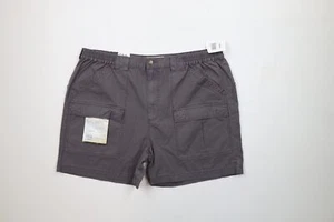 Deadstock Vintage Cabelas Mens 42 Above Knee 5 Pocket Hiking Trail Shorts Gray - Picture 1 of 12