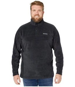 Columbia X5601 Mens Black Steens Mountain Half Snap Fleece Pullover Size 3XT - Picture 1 of 9