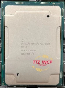 Intel Xeon Platinum 8171M CPU SR3LZ 26-Core 2.60GHz 35.75MB LGA-3647 205W DDR4 - Picture 1 of 3