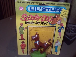 VINTAGE SCOOBY-DOO DIE-CAST FIGURE HANNA BARBERA RARE OLD TOY STORE STOCK M 1977 - Picture 1 of 21