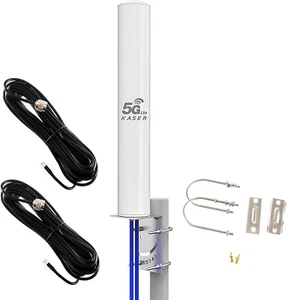 Antenna 5G 4G LTE Esterno Mimo Omnidirezionale 698-2700/3300-3800 Mhz Guadagno F - Foto 1 di 12