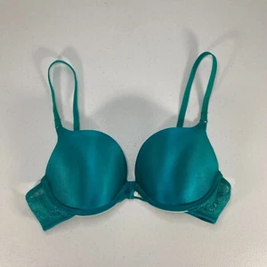 Sujetador Maidenform Self Expressions 36A verde azulado forrado con aros 05483 - Imagen 1 de 7