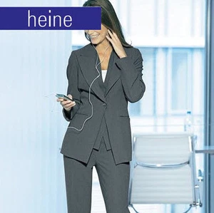NEU: BUSINESS BLAZER mit WESTENEINSATZ GR. 36 38 HEINE 65€ grau meliert *197990 - Picture 1 of 2