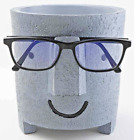 Plant Pot Glasses Spectacles Holder Stand Office Desk Accessory Gift 15cm x 14cm