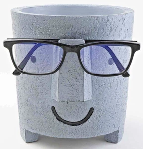 Plant Pot Glasses Spectacles Holder Stand Office Desk Accessory Gift 15cm x 14cm - Picture 1 of 6