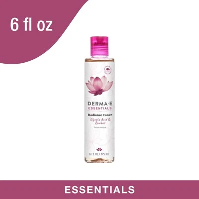 Tónico DERMA E Essentials Radiance con ácido glicólico, 6 oz... Foto 1 de 3