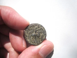 INDIA, KUSHANS SOTER MEGAS (55-105AD) TELAIO TETRAD - Foto 1 di 2