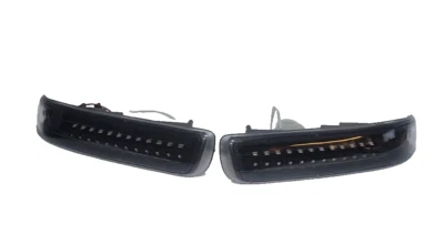 Dynamik Parking Lights Black w/ Amber for 1999-2002 Chevrolet Silverado 1500 - Image 1 of 4