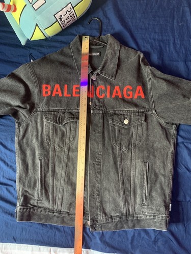 giacca jeans denim Balenciaga da uomo