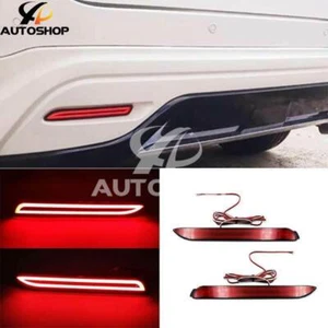 Rear Bumper Fog Light Brake Light Reflector Streamer For Toyota RAV4 2019-2022 - Picture 1 of 10