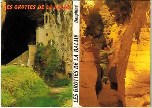 SMALL FOLD-UP BOOKLET photos of LES GROTTES DE LA BALME The Caves of La Balme - Picture 1 of 5