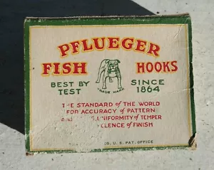 Vintage Pflueger Limerick Fishing Hooks 3121-BR Bronzed Rust Proof - Picture 1 of 5