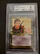 Marhault Elsdragon Italian Legends Mtg Quad Graded Beckett 9 9.5,9,9.5,9 R G