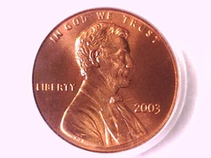 2003 P Lincoln Memorial Cent PCGS MS 68 RD 71830394 - Picture 1 of 3