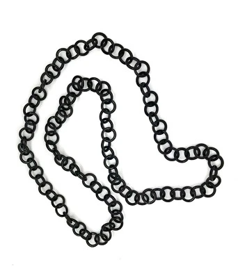 camilieri Horn Büffelhorn Halskette Kette schwarz Hornkette zierlich NEU - Bild 1 von 4
