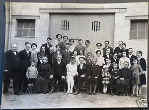 Foto Antigua Retrato Grupo Familia Boda - An. 1920 - Picture 1 of 1