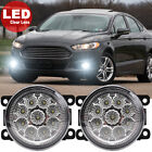 For Ford Fusion 2013 2014 2015 2016 Pair Bumper Fog Lights Driving Lamps W/Blubs
