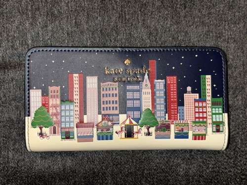 Kate Spade WINTER WUNDERS Portafoglio pieghevole sottile