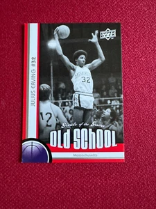 2010, Julius "Dr.J." Erving, Upper Deck "Old School" Trading Card (Vintage) Nets - Picture 1 of 2