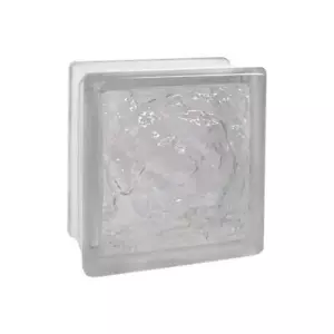 Seves Glass Blocks 6"X6"X3" 3" Thick Series 10-Pack Ice Pattern 0.53 Btu Clear - Picture 1 of 9